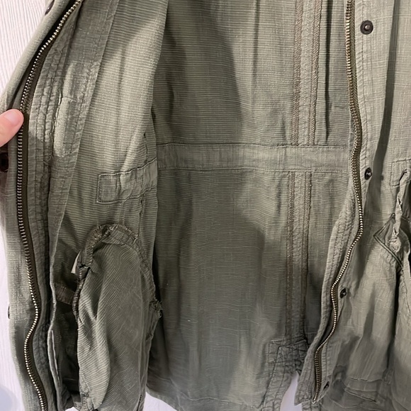 Abercrombie & Fitch Olive Army Green Women’s Light Utility Jacket Size XS - Picture 7 of 11